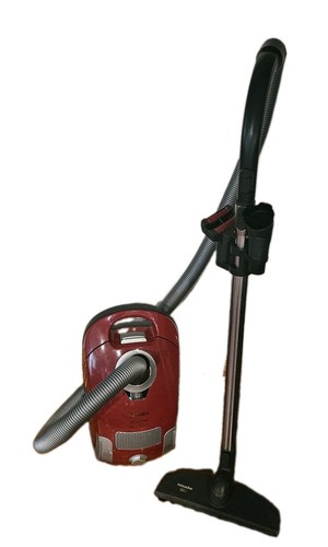 Miele red canister vacuum - canister, w/